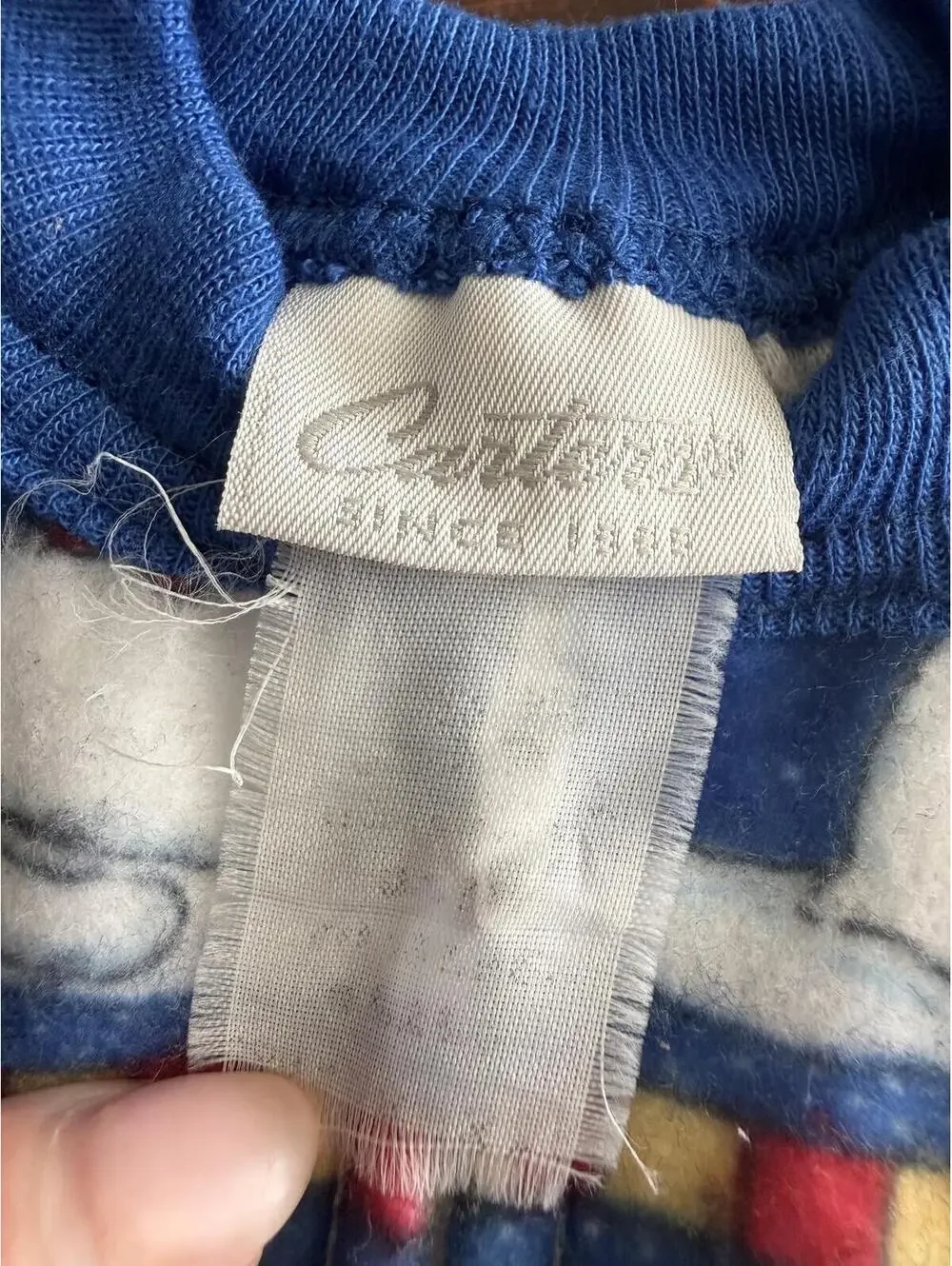 Vintage Carter's Baby Fleece Footed Sleeper with Snowman Print 0-3m